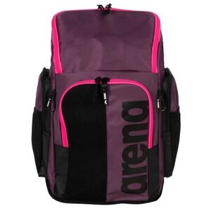 Arena Spiky III Backpack Purple Pink Black Water Resistant Swim Training Bag Gym